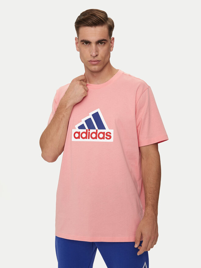 adidas adidas T-shirt Future Icons Badge of Sport IS8342 Ružičasta Loose Fit
