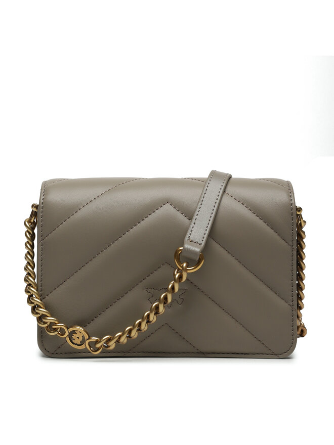 PINKO Handtasche Pinko Love Click Mini AI 23-24 PLTT 100067 A136 Grau