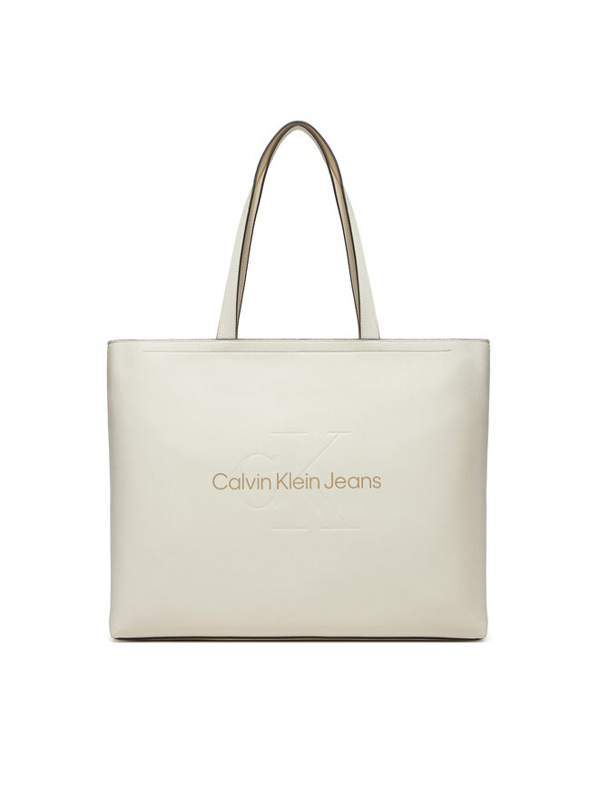 Calvin Klein Jeans Torebka Calvin Klein Jeans Sculpted Slim K60K612222 Biały