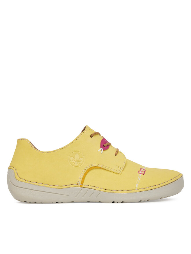 Rieker Pantofi Rieker 52528-68 Galben
