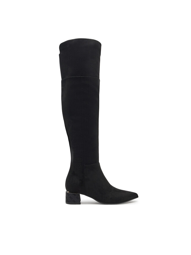 Guess Cizme lungi muschetar Guess Lucie FLFLUC ESU11 Negru
