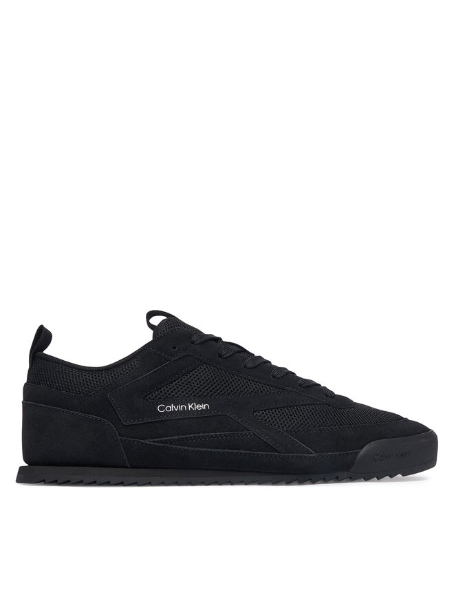 Calvin Klein Sneakers Calvin Klein Low Pro Runner Mix Mat HM0HM02208 Schwarz