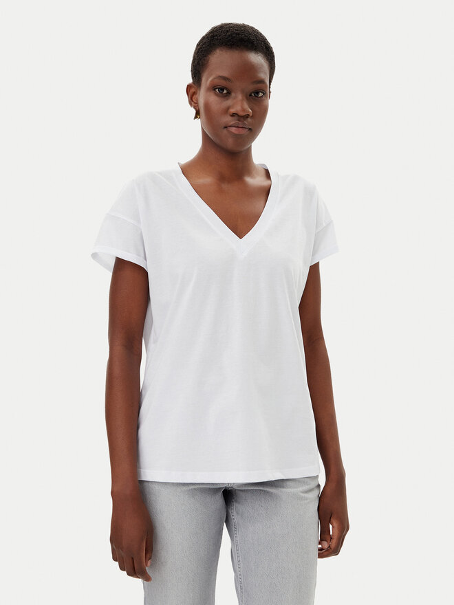 ViCOLO ViCOLO T-Shirt UD0003 Λευκό Regular Fit