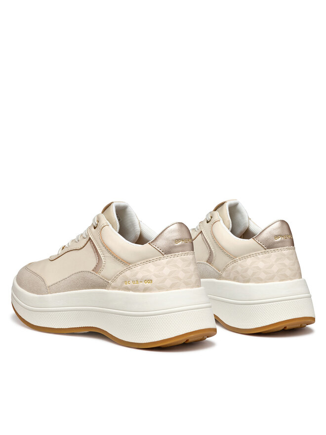 Geox Sneakers Geox D Spherica ECUB-3 D46WTD 08504 C1122 Écru