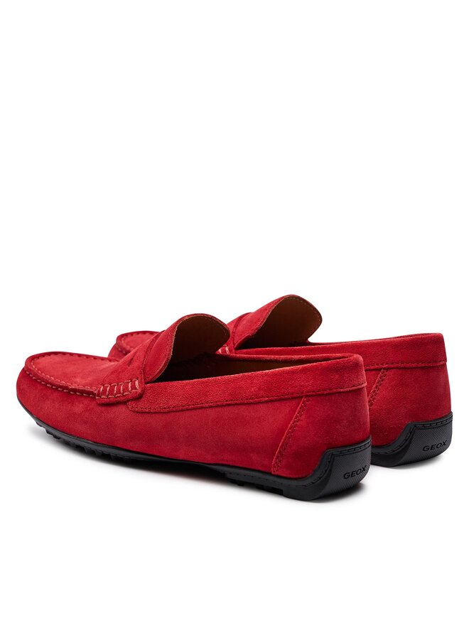 Geox Мокасини Geox U Kosmopolis + Grip U35CFB 00020 C7000 Червен