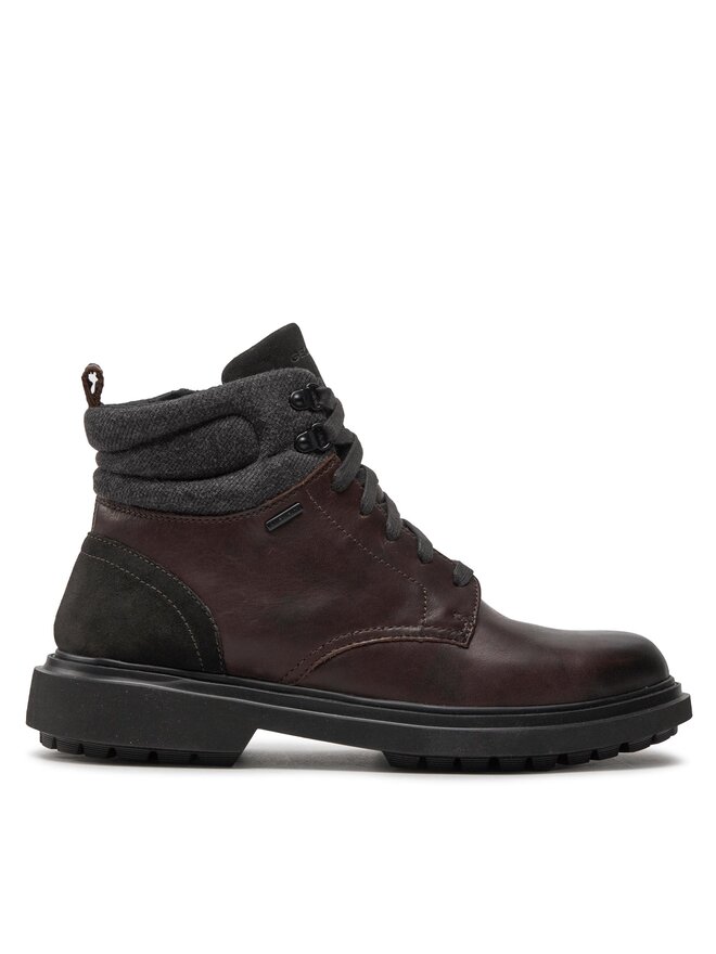 Geox Schnürstiefeletten Geox U Faloria B Abx U36FBB 0FF22 C6009 Braun