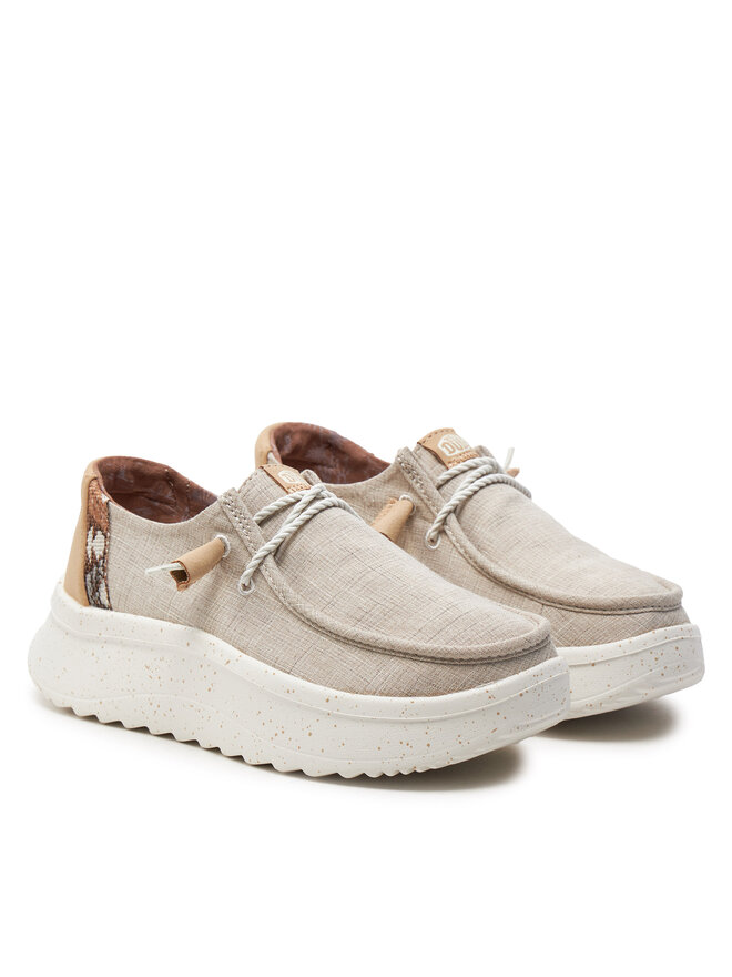Hey Dude Halbschuhe Hey Dude Wendy Peak Woven 40413-106 Beige