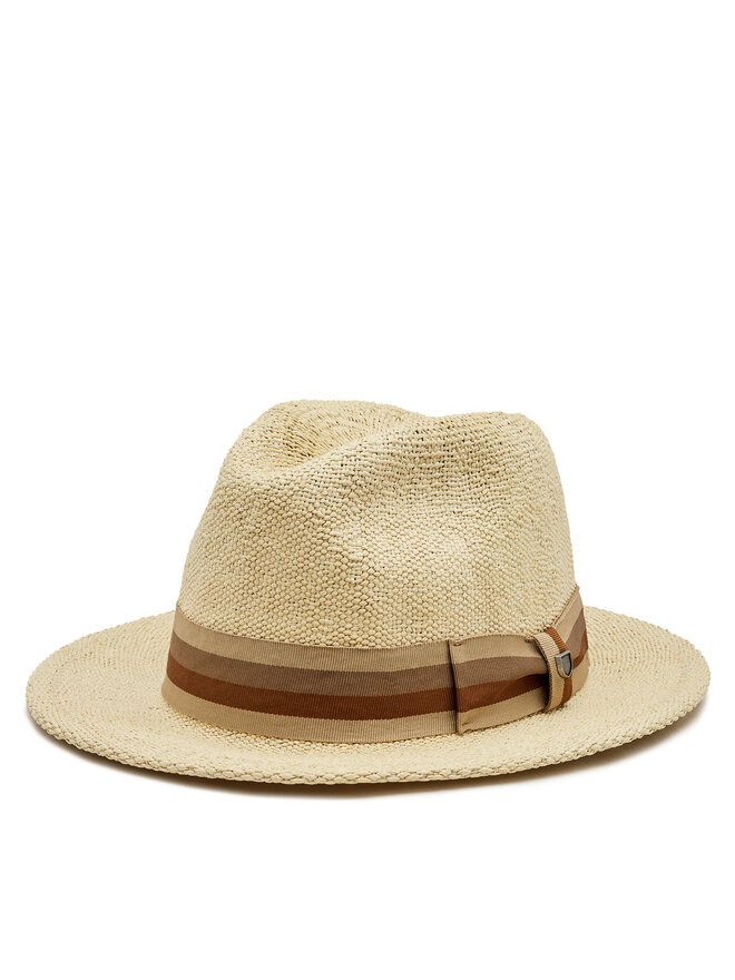 Brixton Hut Brixton Roma Straw Fedora 11614 Braun