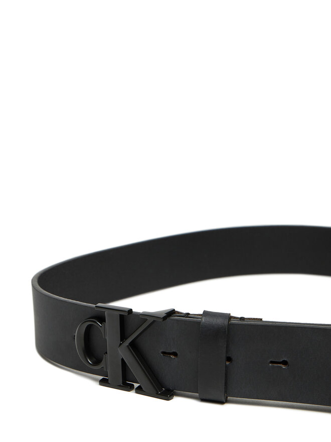 Calvin Klein Jeans Ζώνη Ανδρική Calvin Klein Jeans Round Mono Plaque Lthr Belt 35Mm K50K512068 Μαύρο