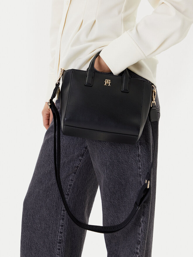 Tommy Hilfiger Handtasche Tommy Hilfiger AW0AW16907 Schwarz