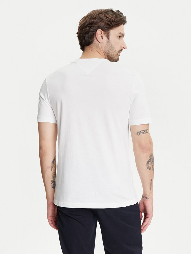 Tommy Hilfiger Tommy Hilfiger Футболка Fathers Day MW0MW39356 Білий Regular Fit