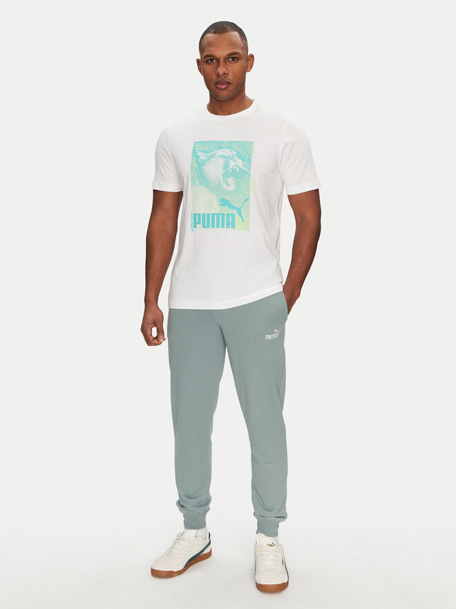 Puma Puma Camiseta Graphics Photoprint 684836 Blanco Regular Fit