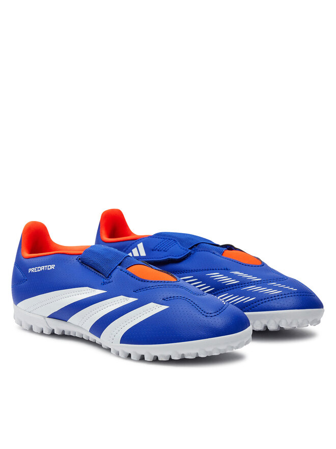 Scarpe da calcio adidas Predator Club Vel Tf J IF6427 Blu scuro escarpe
