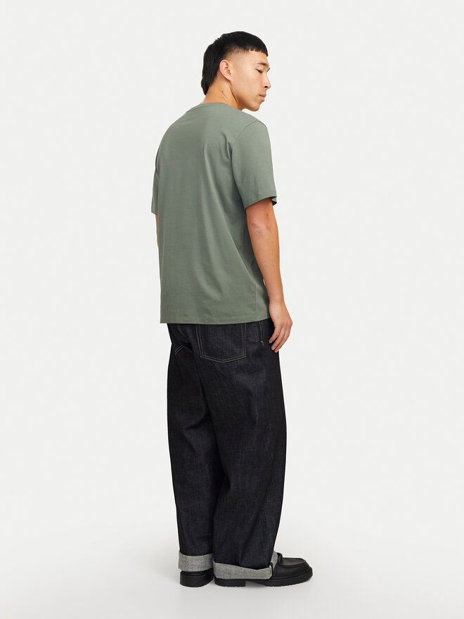 Jack&Jones Jack&Jones Marškinėliai Organic Basic 12156101 Žalia Standard Fit