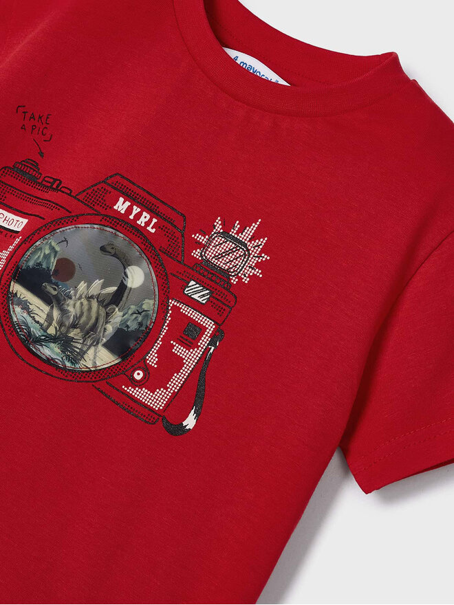 Mayoral Mayoral T-Shirt 3003 Rot Regular Fit
