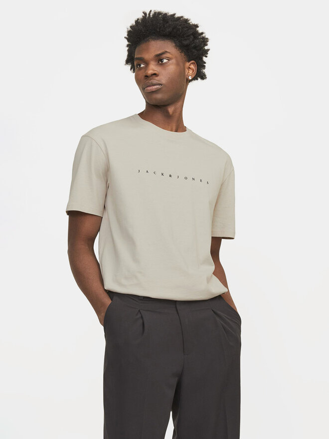 Jack&Jones Jack&Jones Marškinėliai Star 12234746 Smėlio Relaxed Fit