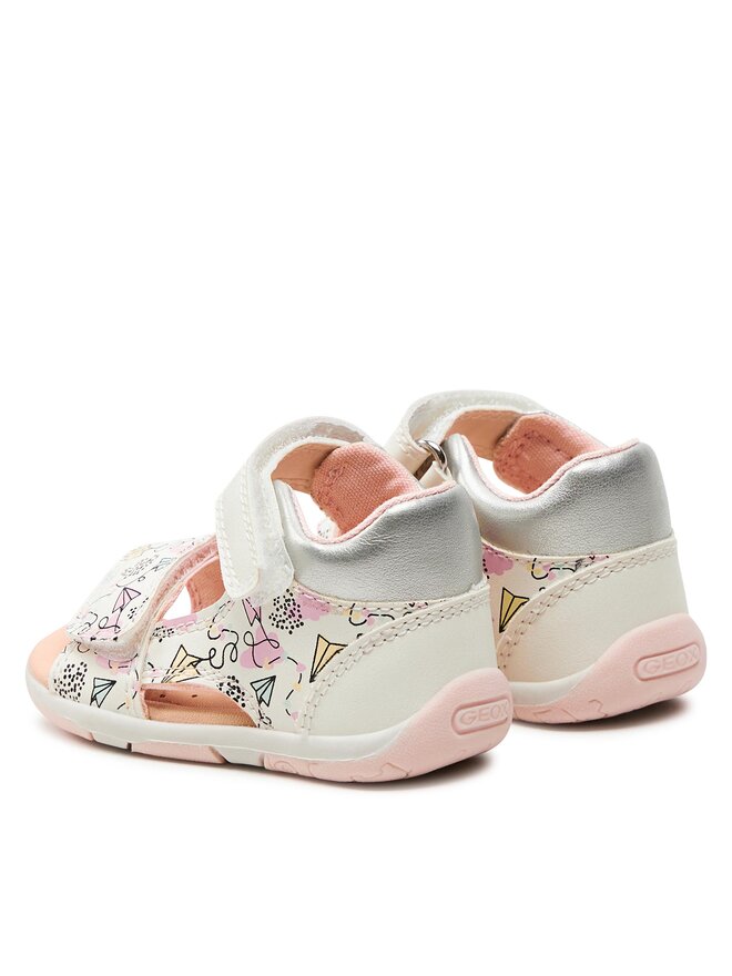 Geox Sandále Geox B Sandal Tapuz Girl B450YA 000BC C0653 Biela