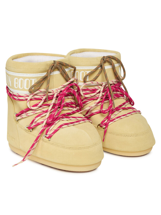 Moon Boot Schneeschuhe Moon Boot Mb Icon Low Suede Laces 80D1409670 Gelb
