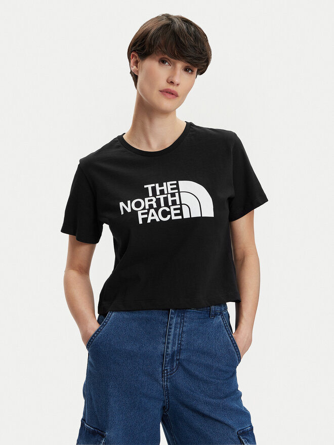 The North Face The North Face Marškinėliai Easy NF0A87NA Juoda Relaxed Fit