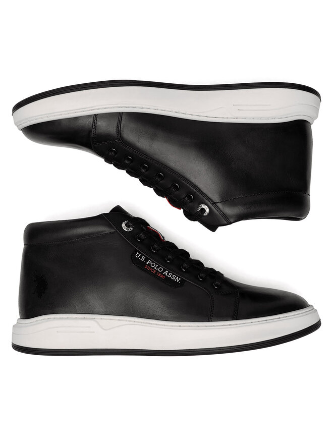 U.S. Polo Assn. Botines planos U.S. Polo Assn. BASKET001M/DL1 Negro