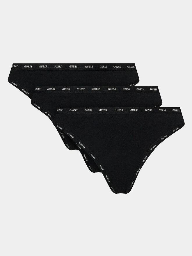 Guess Guess Pack de 3 tangas O4GG13 K6YW1 Negro
