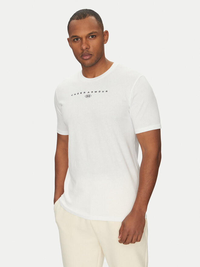 Under Armour Under Armour Футболка Stacked Logo SS 6000211 Білий Loose Fit