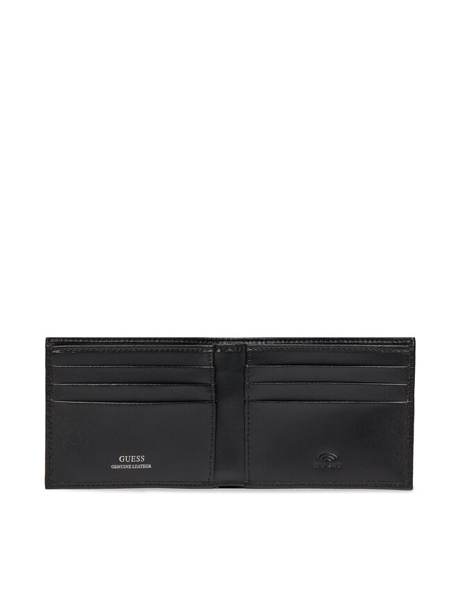 Guess Nagyméretű férfi pénztárca Guess Certosa Saffiano Leather Slg SMCSLE LEA84 Fekete