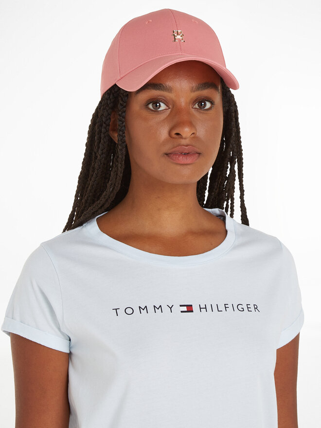 Tommy Hilfiger Kšiltovka Tommy Hilfiger Essential Chic Cap AW0AW15772 Růžová