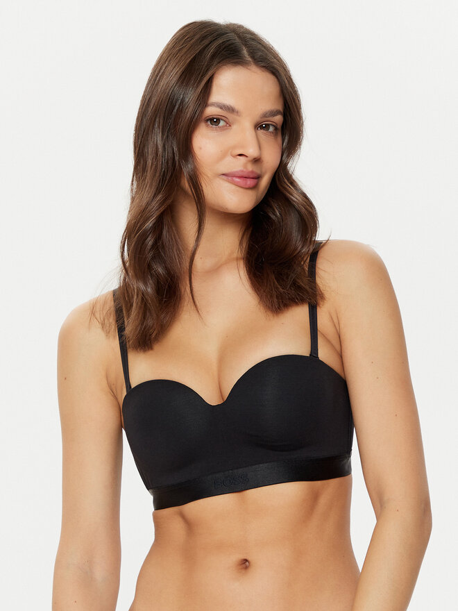 BOSS BOSS Sujetador tipo Bardot 50520415 Negro