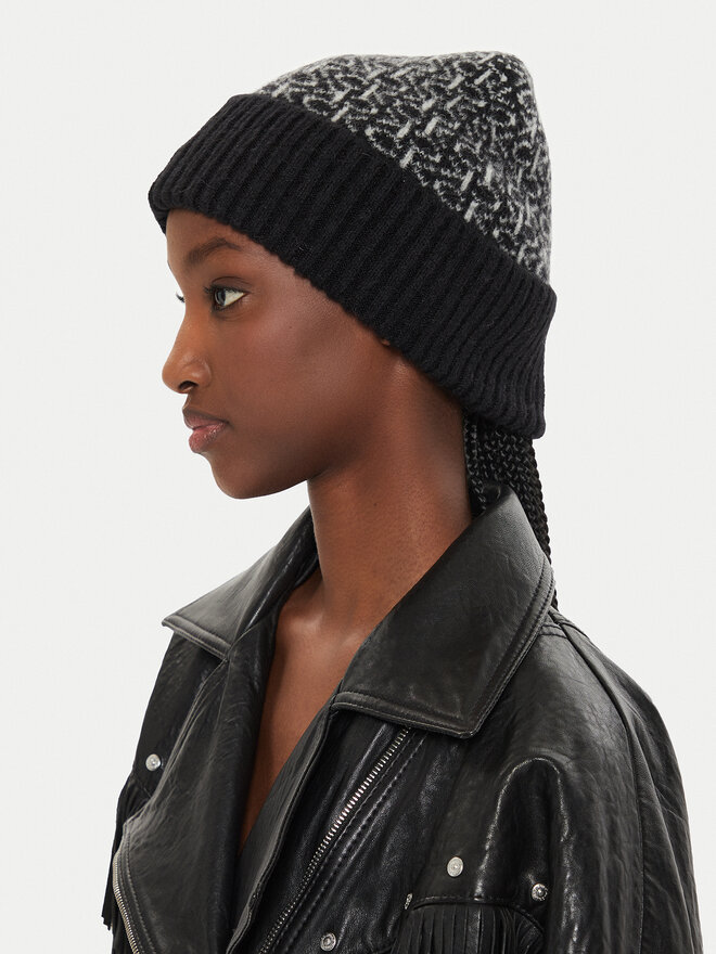 Calvin Klein Mütze Calvin Klein Monogram Fold K60K612595 Schwarz