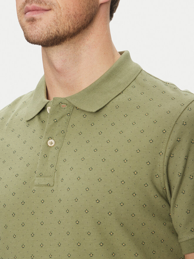 Blend Blend Polo 20718261 Zelena Regular Fit