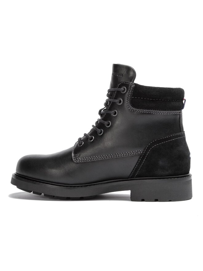 Tommy Hilfiger Stiefel Tommy Hilfiger Active Leather Boot FM0FM01774 Schwarz