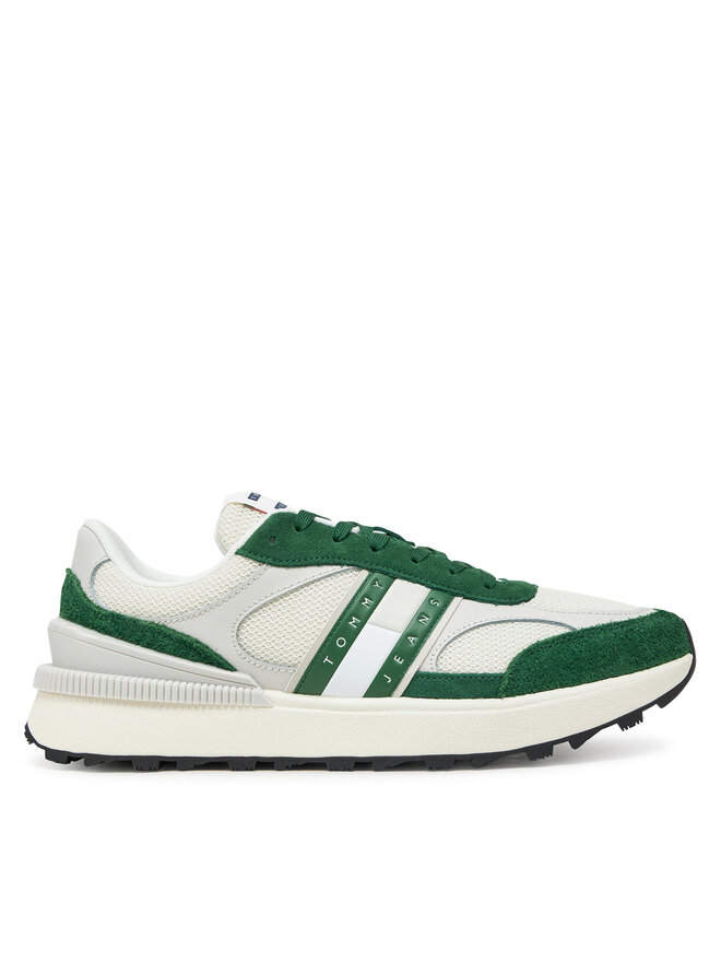 Tommy Jeans Sneakersy Tommy Jeans Tjm Technical Runner Ess EM0EM01537 Zelená