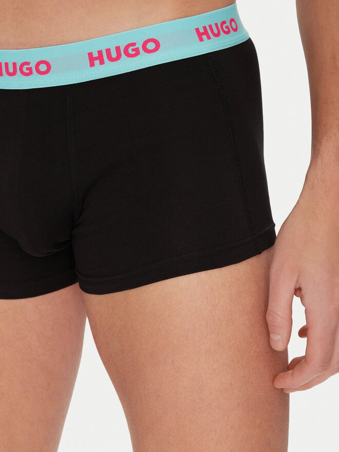 HUGO HUGO Set od 3 para bokserica 50532611 Crna