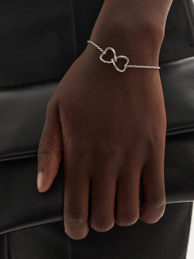 Guess Armband Guess JUBB0461 8JW Silberfarben