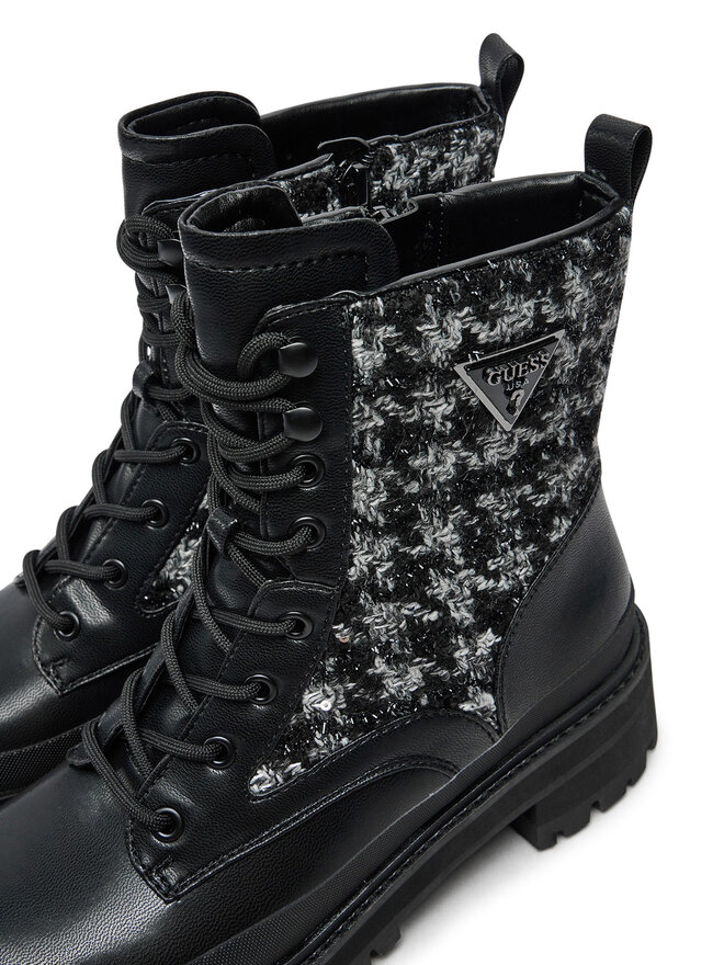Guess Schnürstiefeletten Guess Badany FLFBDN ELE10 Schwarz