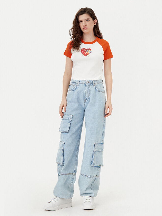 HUGO HUGO Camiseta Dorra 50533973 Naranja Regular Fit