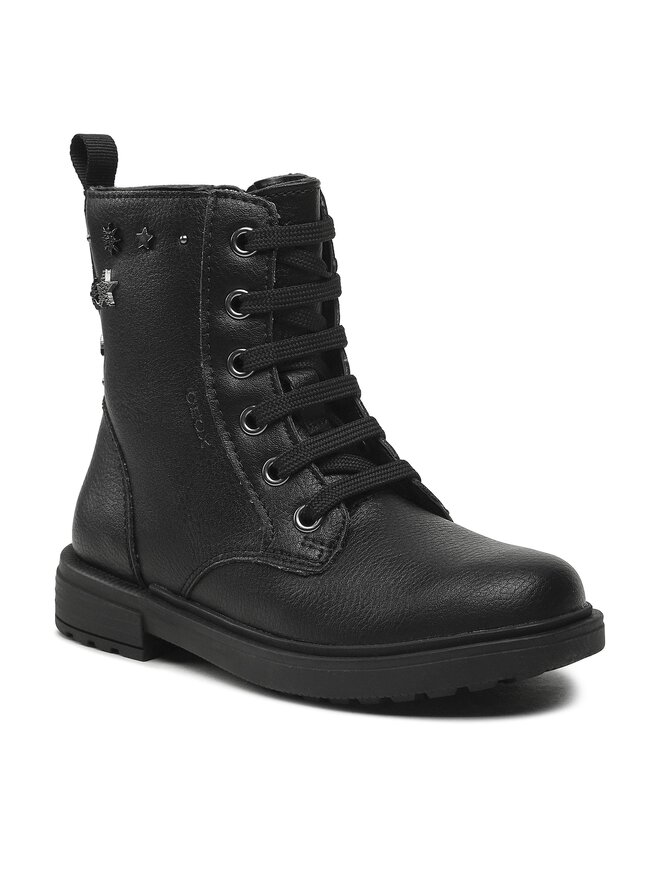 Geox Stiefeletten Geox Jr Eclair J169QQ 00054 C9999 S Schwarz