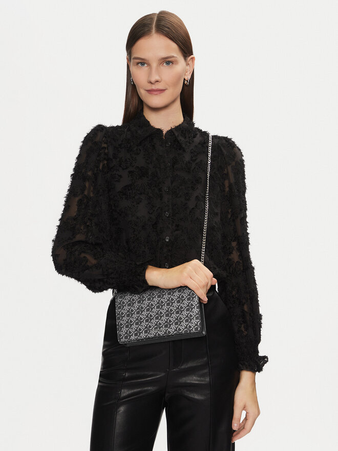 Michael Kors Τσάντα Michael Kors Jet Set 32F4SJ6C8B Μαύρο