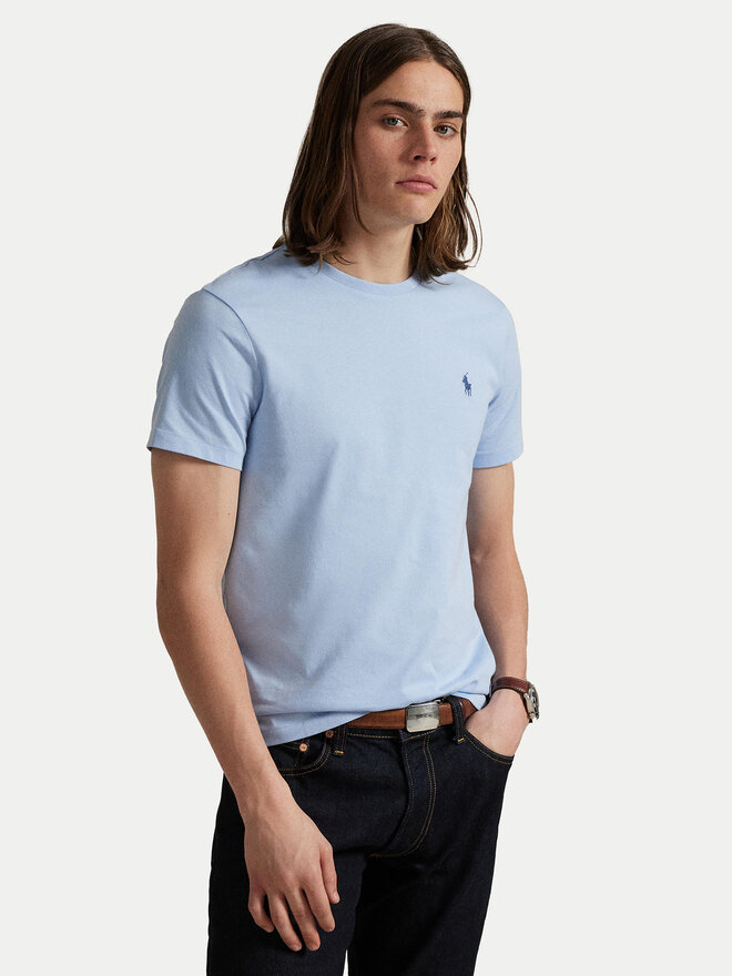 Polo Ralph Lauren Polo Ralph Lauren Camiseta 710671438444 Celeste Custom Slim Fit