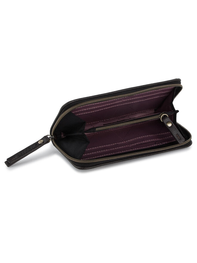 Bugatti Didelė Moteriška Piniginė Bugatti 49186201 Juoda