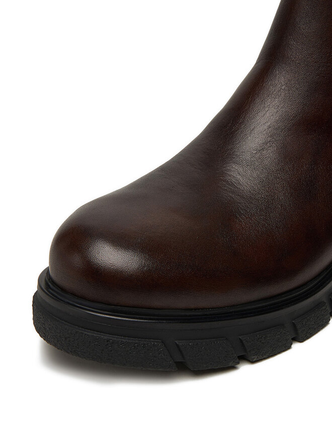 Rieker Kotníková obuv s elastickým prvkem Rieker Z9150-25 Hnědá