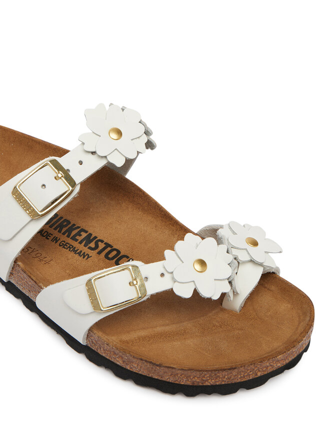 Birkenstock В'єтнамки Birkenstock Mayari Flowe Embellishment 1032060 Білий