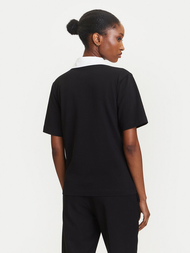 KARL LAGERFELD KARL LAGERFELD Polo A3W17113 Negro Regular Fit