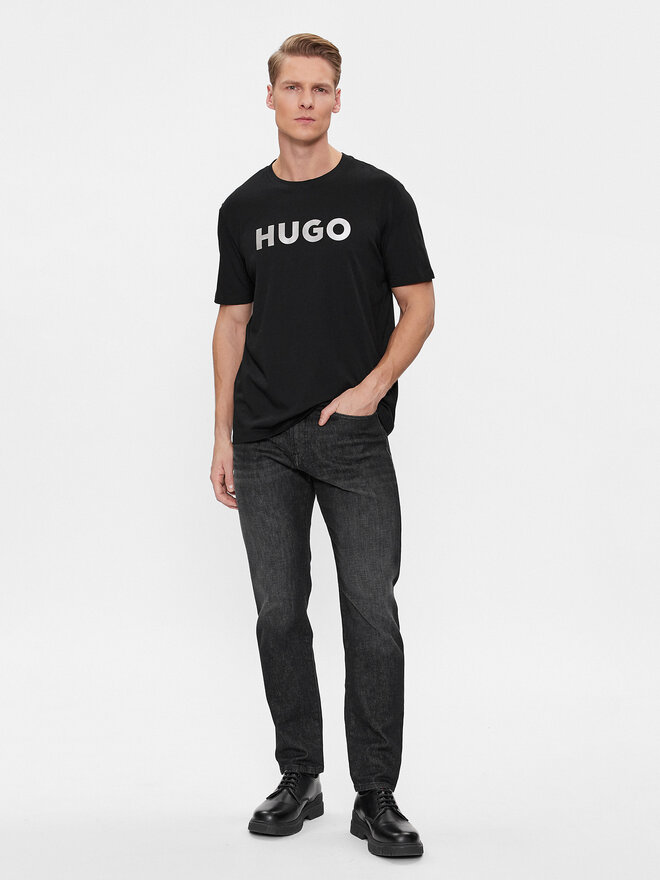 HUGO Hugo Футболка Dulivio 50506996 Чорний Regular Fit