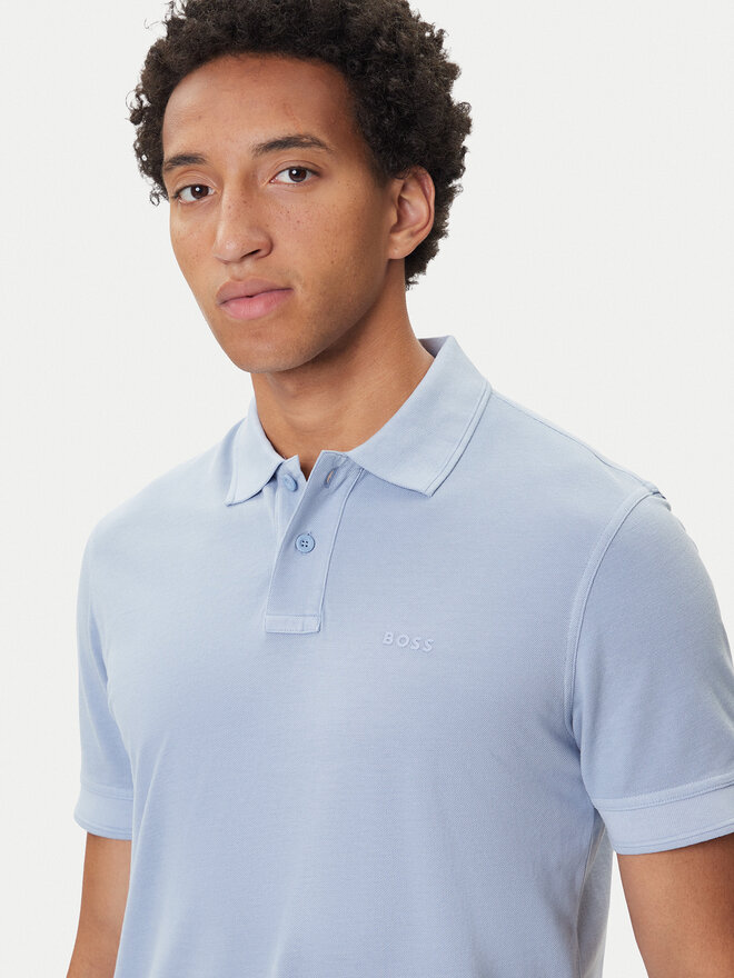 BOSS BOSS Polo Prime 50507813 Celeste Regular Fit