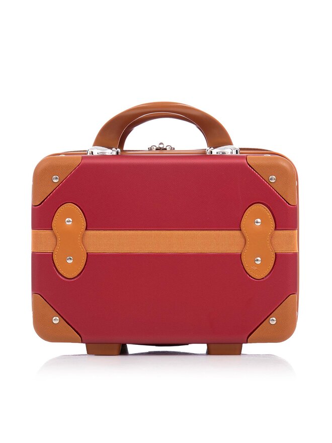 Semi Line Potovalni kovček Semi Line T5840-1 Bordo rdeča