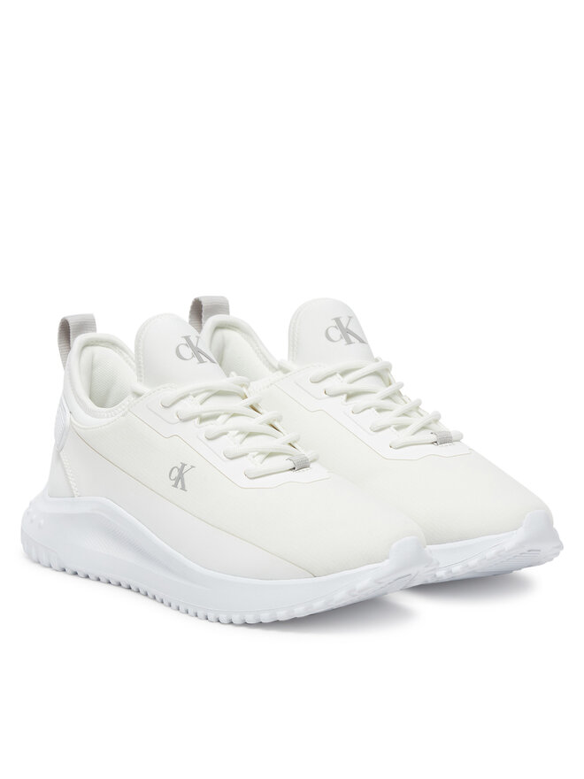 Calvin Klein Jeans Sneakers Calvin Klein Jeans Eva Runner Low Lace Mix In YW0YW01759 Bianco