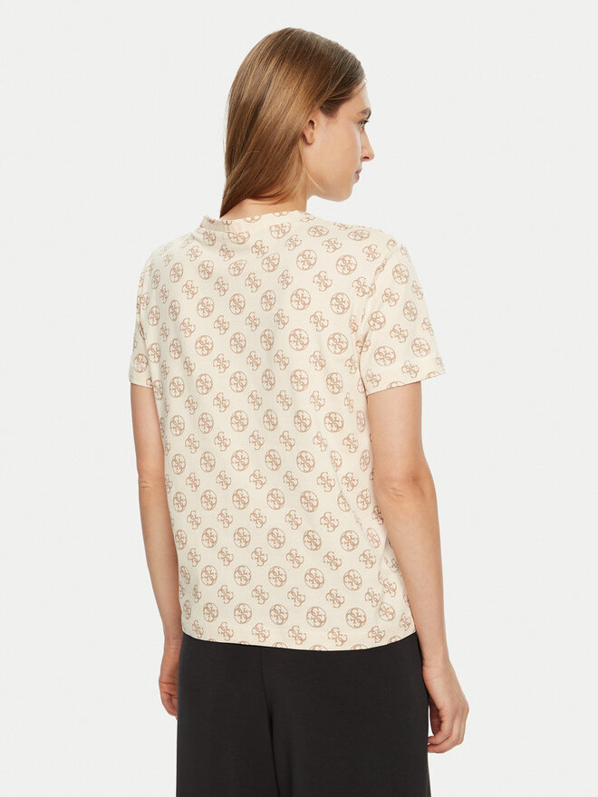 Guess Guess T-Shirt V4YI04 I3Z14 Εκρού Regular Fit