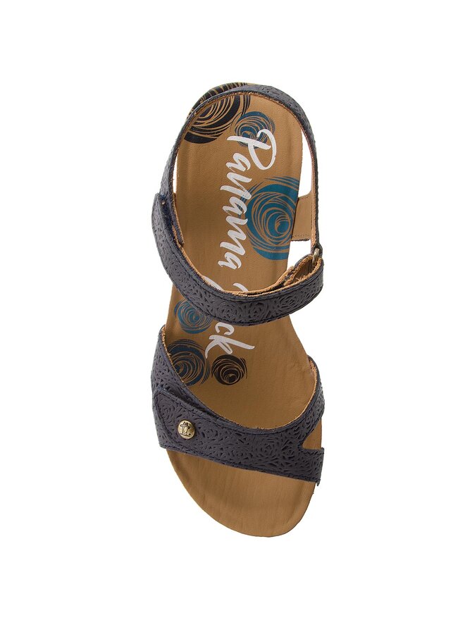 Panama Jack Sandalen Panama Jack Julia Roses B2 Dunkelblau
